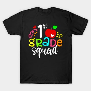 1st First Grade Squad Back To School Teacher T-Shirt